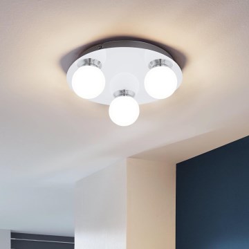 Eglo 94629 - LED-kylpyhuoneen valo MOSIANO 3xLED/3,3W/230V IP44