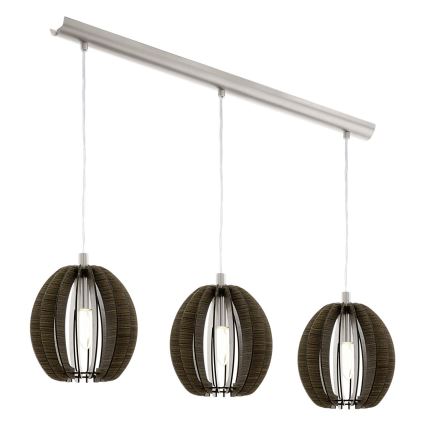 Eglo 94641 - Kattokruunu COSSANO 3xE14/60W/230V