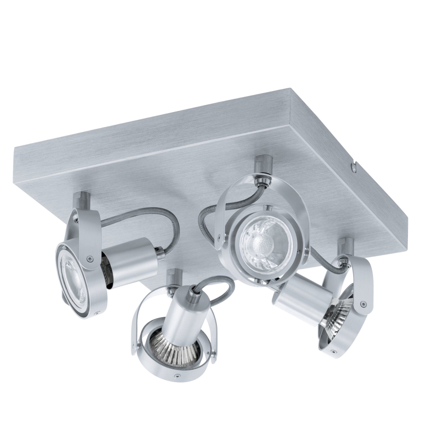 Eglo 94645 - LED-kohdevalaisin NOVORIO 4xGU10-LED/5W/230V