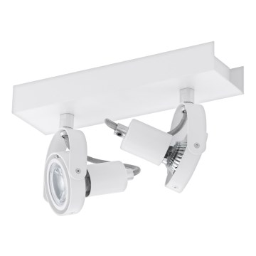 Eglo 94647 - LED-kohdevalaisin NOVORIO 2xGU10-LED/5W/230V