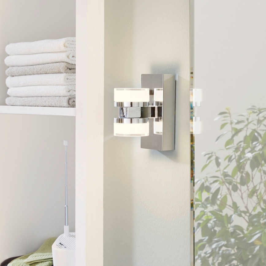 Eglo 94651 - LED-seinävalaisin kylpyhuoneeseen ROMENDO 2xLED/4,5W/230V IP44