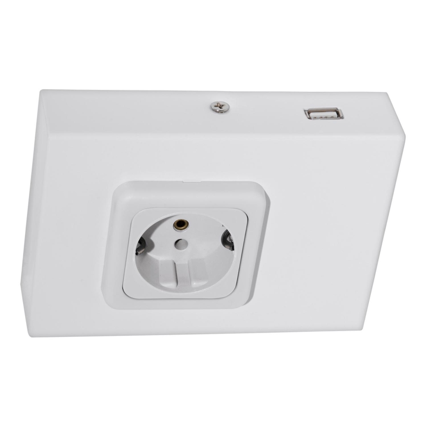 Eglo 94665 - Kaapin alla oleva pistorasia SCHUKO mukaan lukien USB TAXANO