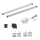 Eglo 94693 - SETTI 2x Keittiökaappien alla oleva LED-valaistus VENDRES 2xLED/3W/230V