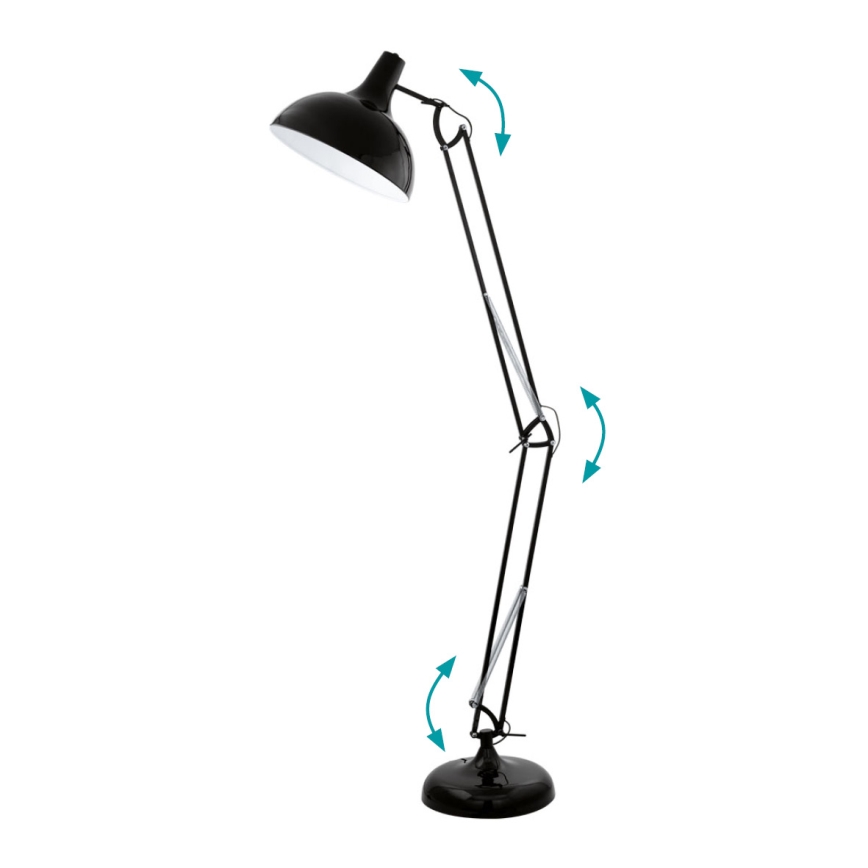 Eglo 94698 - Lattialamppu BORGILLIO 1xE27/60W/230V