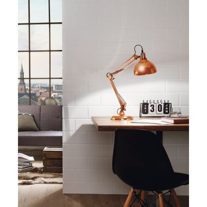 Eglo 94704 - Pöytävalaisin BORGILLIO 1xE27/40W/230V