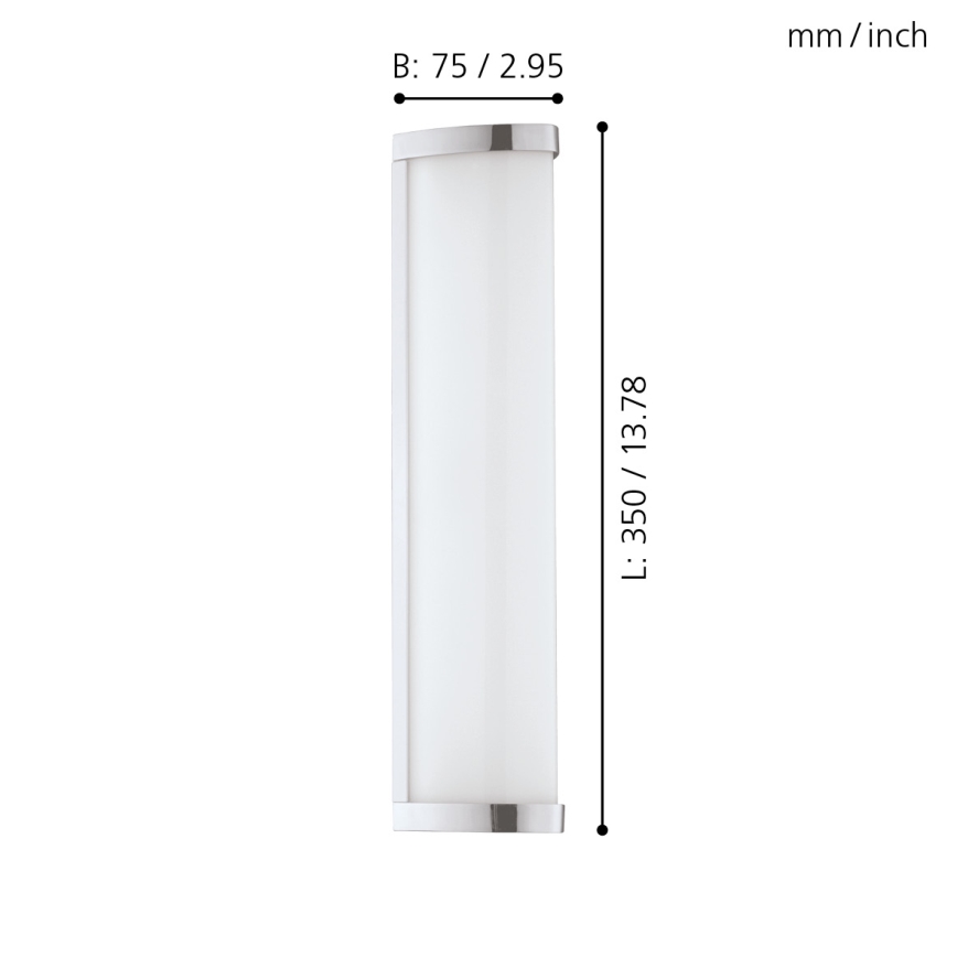 Eglo 94712 - LED-kylpyhuoneen valo GITA 2 1xLED/8W/230V IP44