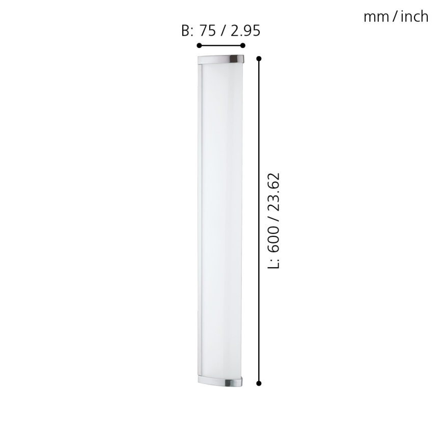 Eglo 94713 - LED-kylpyhuoneen valo GITA 2 1xLED/16W/230V IP44