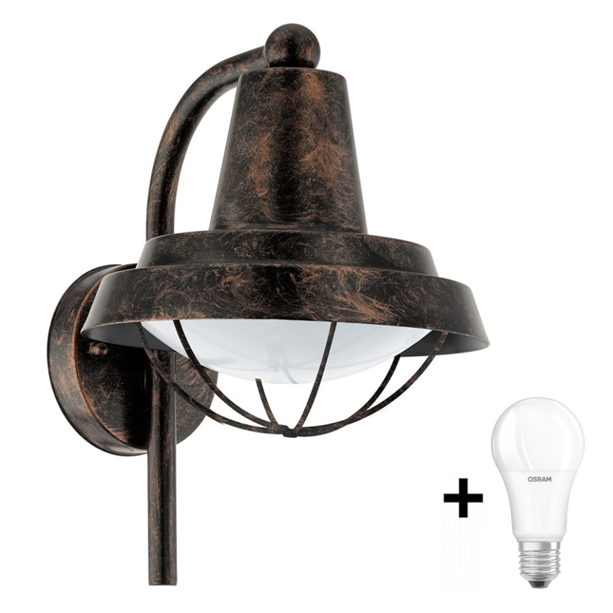 Eglo 94838 - LED-ulkovalo COLINDRES 1xE27/8,5W/230V IP44