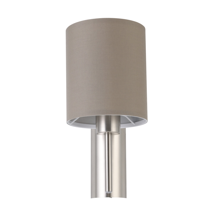Eglo - Seinävalaisin 1xE27/60W/230V taupe