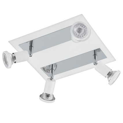 Eglo 94962 - LED-kohdevalaisin SARRIA 4xGU10-LED/5W/230V