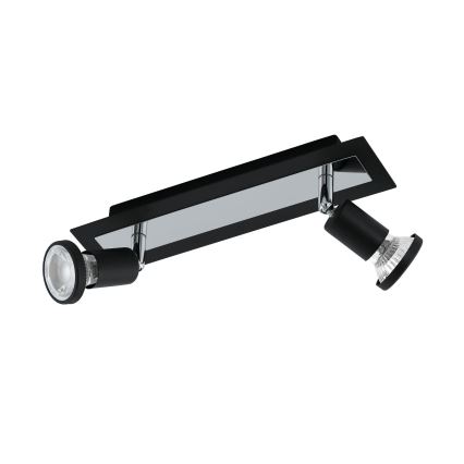 Eglo 94964 - LED-kohdevalaisin SARRIA 2xGU10-LED/5W/230V