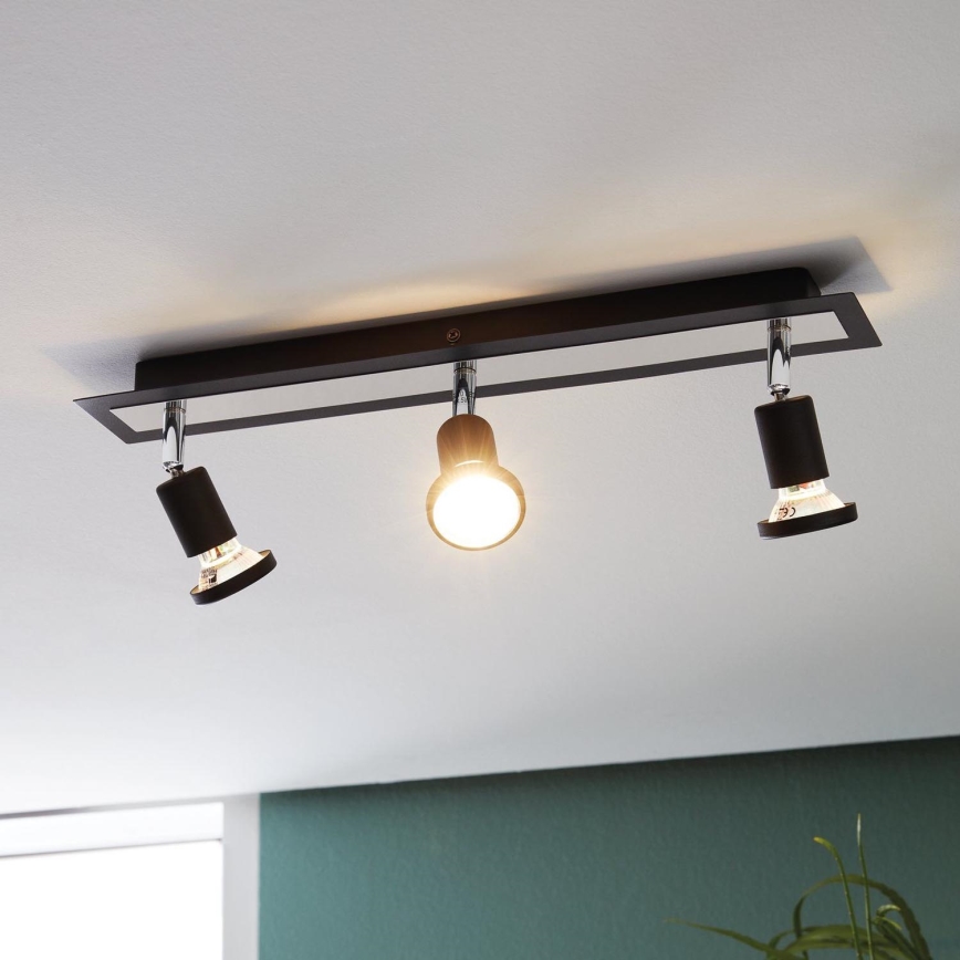 Eglo 94965 - LED-kohdevalaisin SARRIA 3xGU10-LED/5W/230V