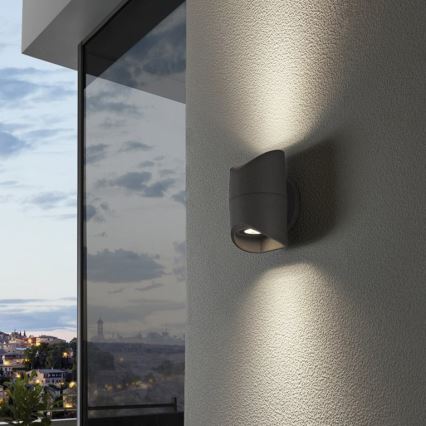 Eglo 95076 - Ulkoseinävalaisin ABRANTES 2xLED/6W/230V IP44