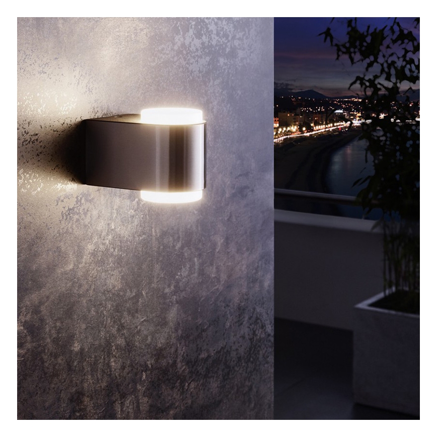 Eglo 95079 - Ulkoseinävalaisin BRIONES 2xLED/3W/230V IP44