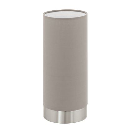 Eglo - Himmennettävä pöytävalaisin 1xE27/40W/230V taupe