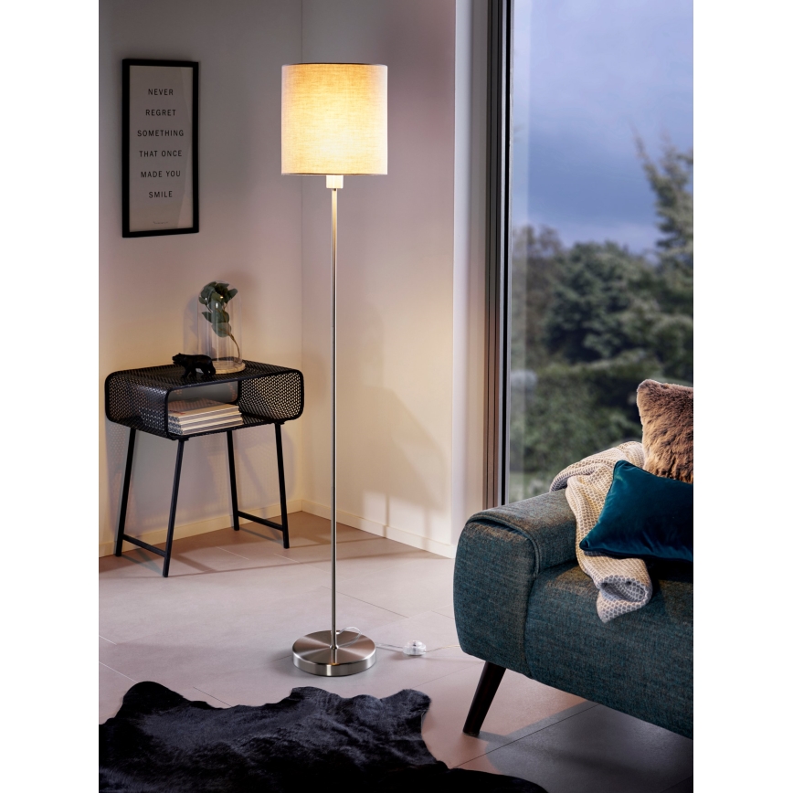 Eglo 95167 - Lattialamppu PASTERI 1xE27/60W/230V