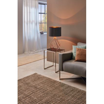 Eglo 95185 - Pöytävalaisin PEDREGAL 1xE27/60W/230V