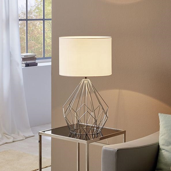 Eglo 95187 - Pöytävalaisin PEDREGAL 1xE27/60W/230V