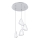Eglo 95219 - LED-kattokruunu AMONDE 5xLED/6W/230V