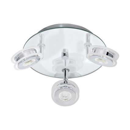 Eglo 95279 - Kylpyhuoneen LED-kohdevalaisin AGUEDA 3xLED/3,3W/230V IP44