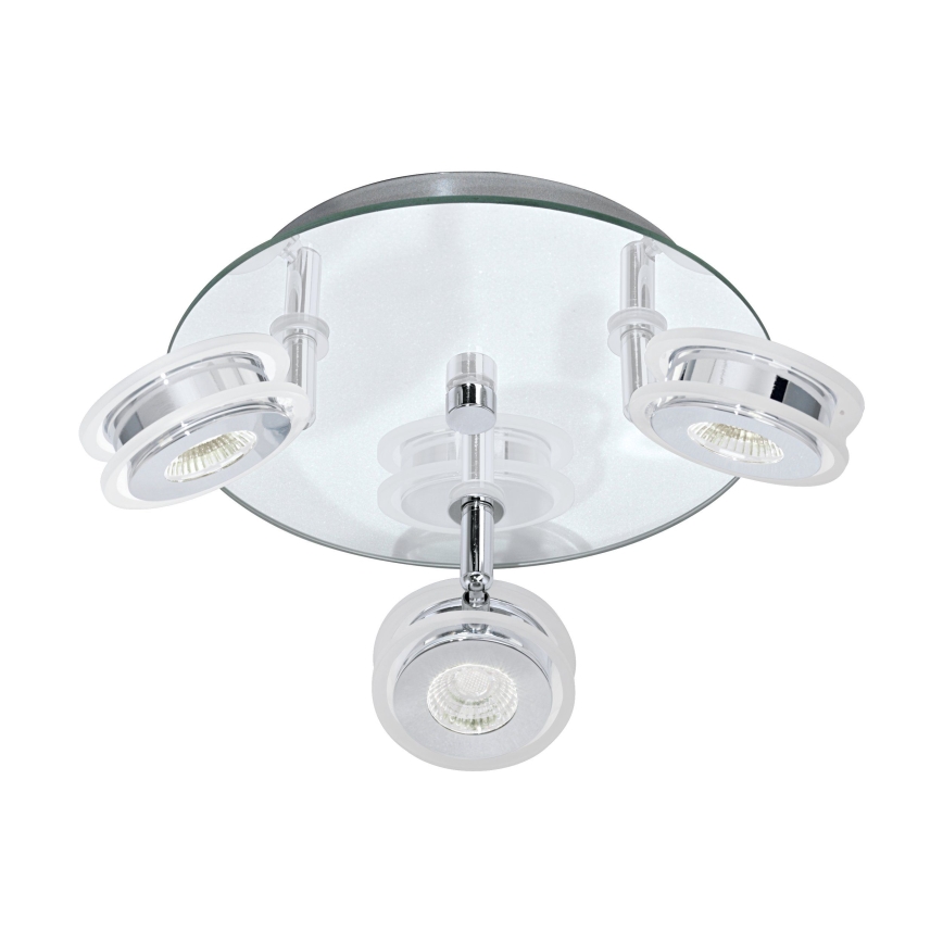 Eglo 95279 - Kylpyhuoneen LED-kohdevalaisin AGUEDA 3xLED/3,3W/230V IP44