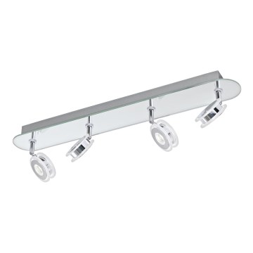 Eglo 95281 - Kylpyhuoneen LED-kohdevalaisin AGUEDA 4xLED/3,3W/230V IP44