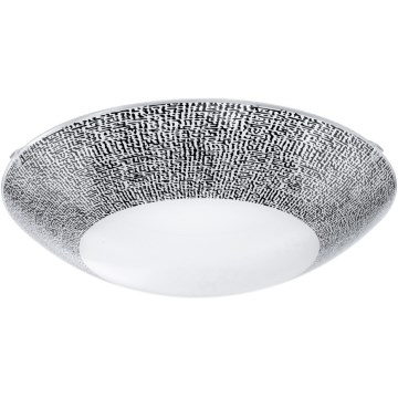 Eglo 95289 - LED-kattovalaisin MAGITTA LED/16W/230V halkaisija 31,5 cm musta/valkoinen
