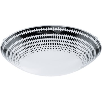 Eglo 95291 - LED-kattovalaisin MAGITTA LED/16W/230V halkaisija 31,5 cm musta/valkoinen