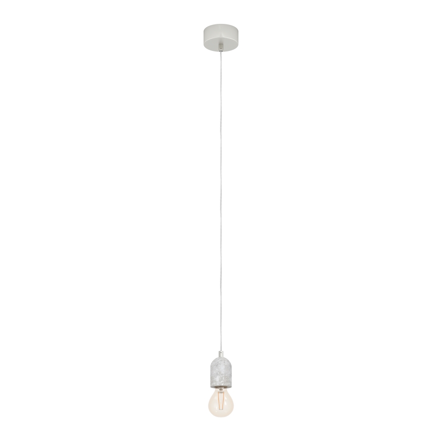 Eglo 95522 - Kattokruunu SILVARES 1xE27/60W/230V