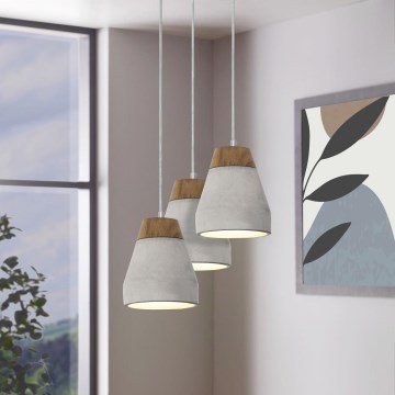 Eglo 95526 - Kattokruunu TAREGA 3xE27/60W/230V