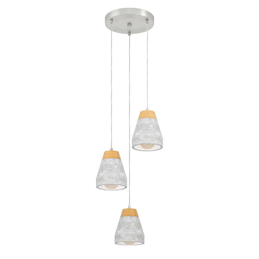 Eglo 95526 - Kattokruunu TAREGA 3xE27/60W/230V