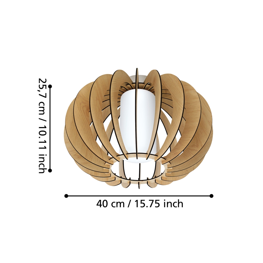 Eglo 95597 - Kattovalo STELLATO 1 1xE27/60W/230V