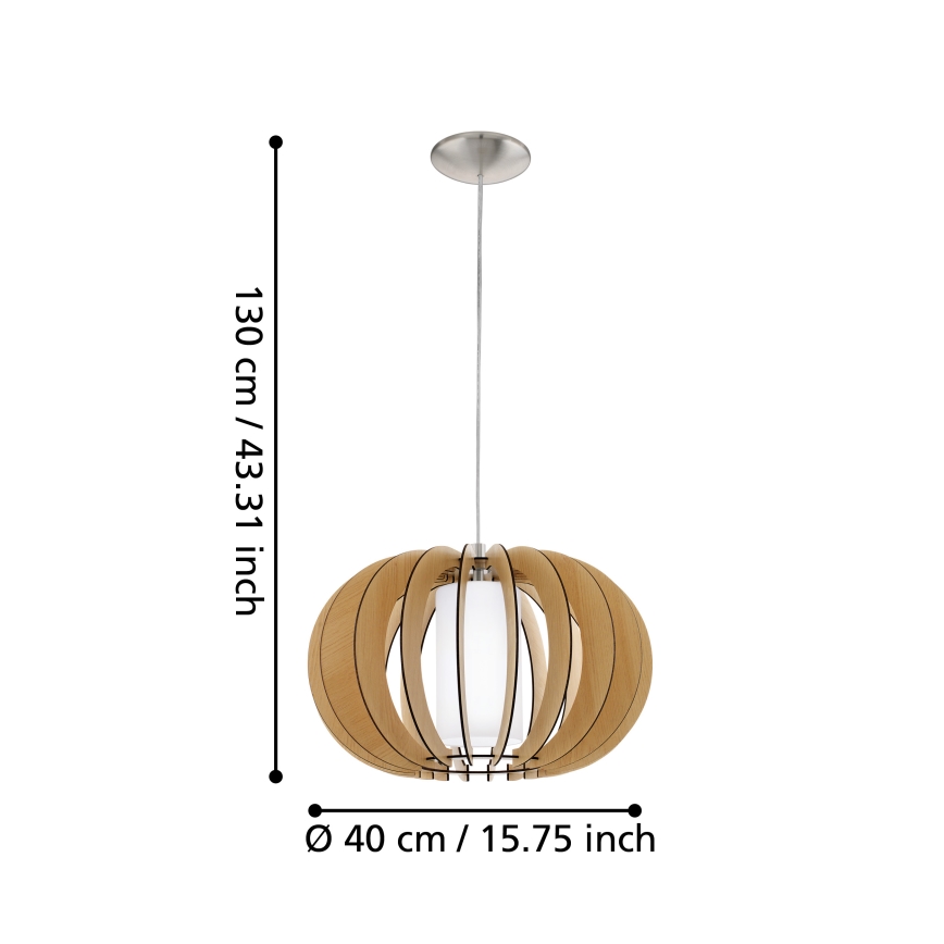 Eglo 95598 - Kattokruunu STELLATO 1 1xE27/60W/230V