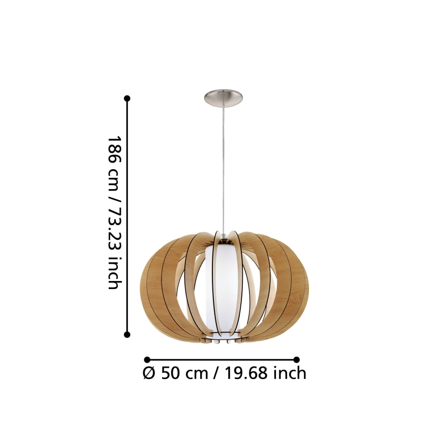 Eglo 95599 - Kattokruunu STELLATO 1 1xE27/60W/230V