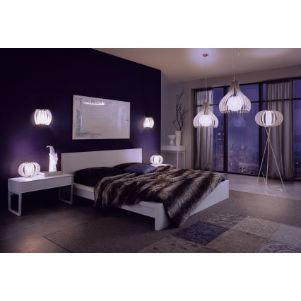Eglo 95612 - Lattialamppu STELLATO 2 1xE27/60W/230V