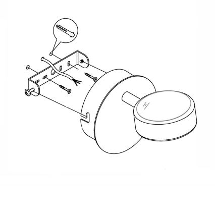 Eglo 95628 - LED-kohdevalaisin SALTO 1xLED/5,4W/230V