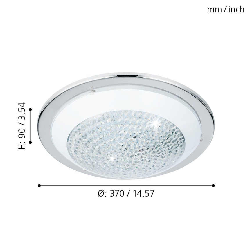 Eglo 95641 - LED-kristallikattovalaisin ACOLLA LED/16W/230V