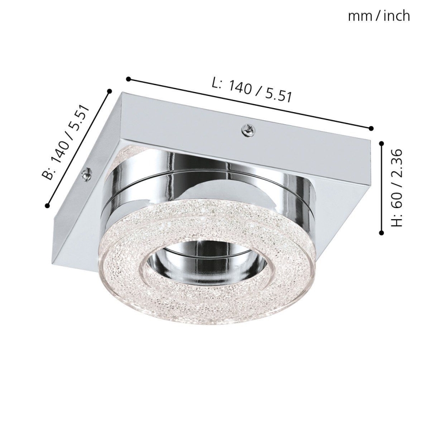 Eglo 95662 - LED-kristallikattovalaisin FRADELO LED/4W/230V