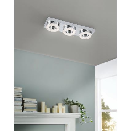 Eglo - LED Kattovalaisin 3xLED/4W/230V