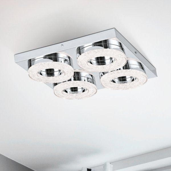 Eglo 95664 - LED-kristallikattovalaisin FRADELO 4xLED/4W/230V