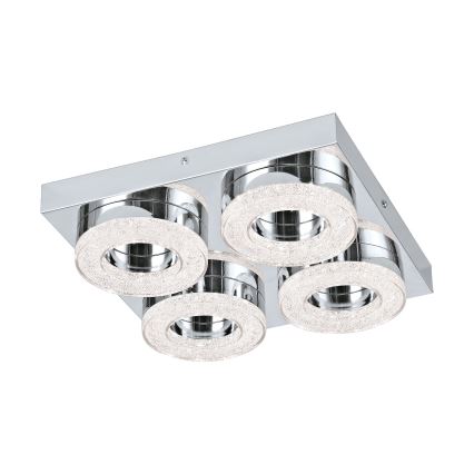 Eglo 95664 - LED-kristallikattovalaisin FRADELO 4xLED/4W/230V
