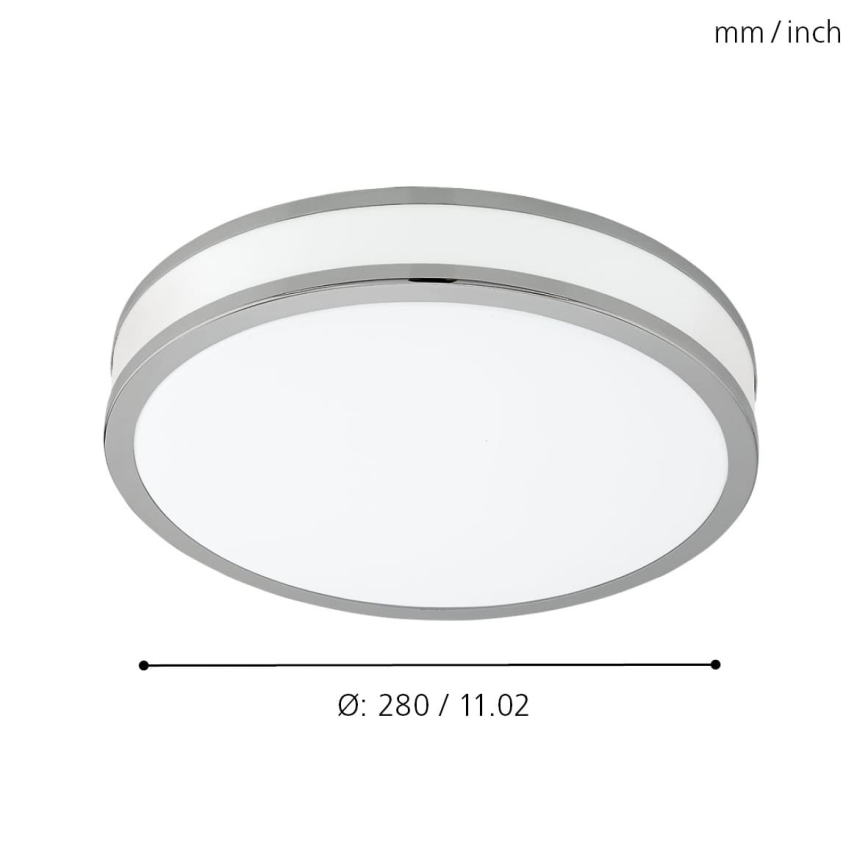 Eglo 95682 - LED-kattovalaisin PALERMO 2 LED/18W/230V