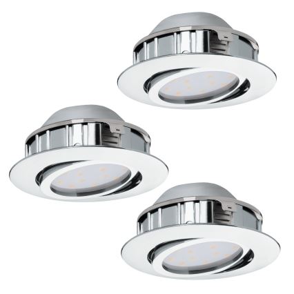 Eglo - SETTI 3x Riippuva LED-kattovalaisin PINEDA 1xLED/4,9W/230V