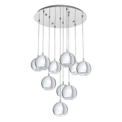 Eglo 95914 - LED-kattokruunu CONESSA 10xGU10-LED/4W/230V