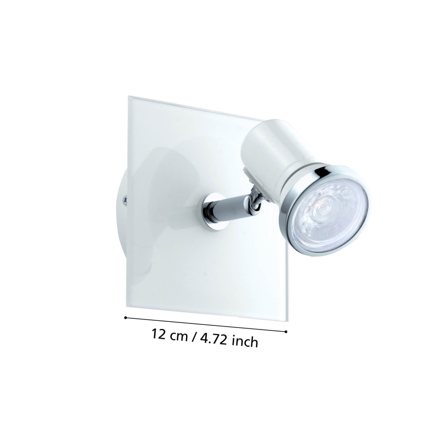 Eglo 95993 - LED-seinävalaisin kylpyhuoneeseen TAMARA 1 1xGU10-LED/3,3W/230V IP44