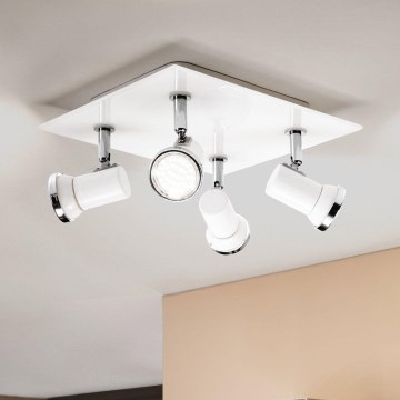 Eglo 95995 - kylpyhuoneen LED-kohdevalo TAMARA 1 4xGU10-LED/3,3W/230V IP44