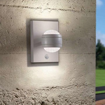 Eglo 96019 - LED-ulkoseinävalaisin anturilla SESIMBA 1 2xLED/3,7W IP44