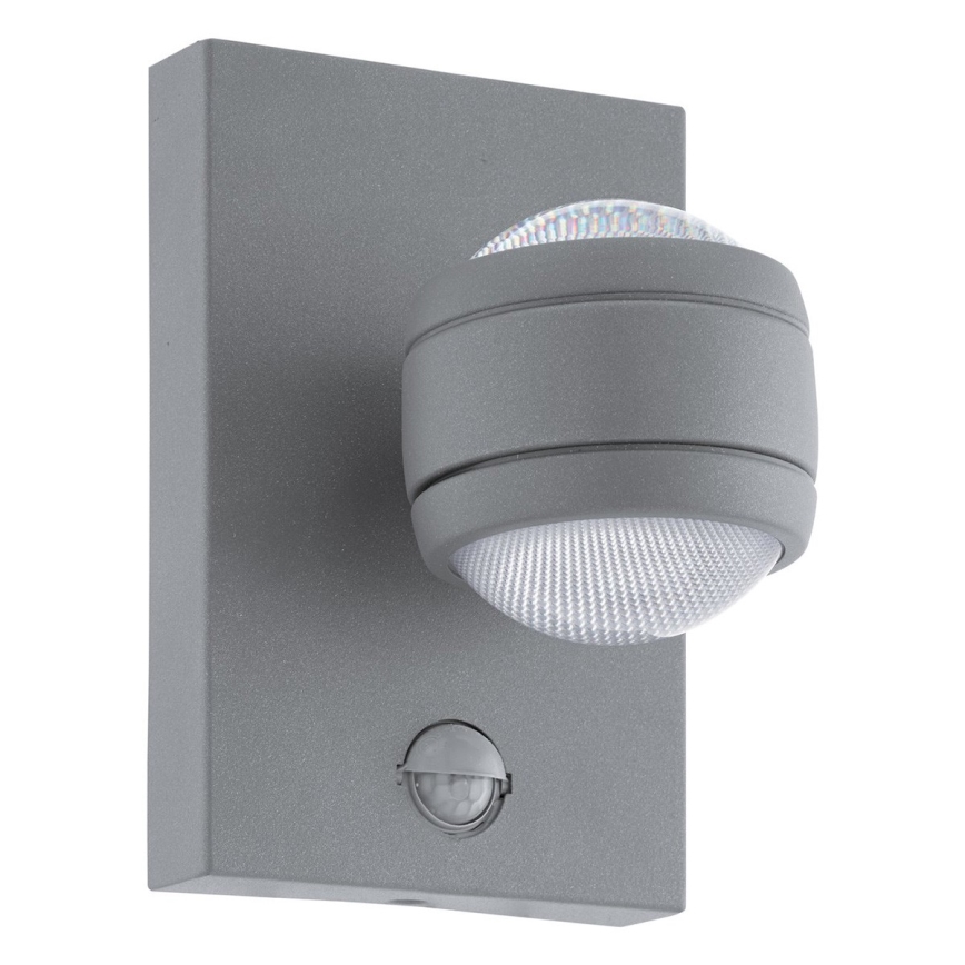Eglo 96019 - LED-ulkoseinävalaisin anturilla SESIMBA 1 2xLED/3,7W IP44