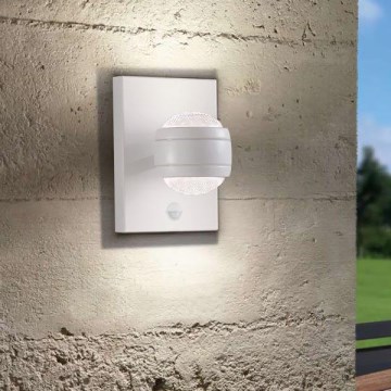 Eglo 96022 - LED-ulkoseinävalaisin anturilla SESIMBA 1 2xLED/3,7W IP44