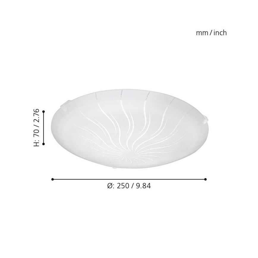 Eglo 96089 - LED-kattovalaisin MARGITTA 1 LED/11W/230V